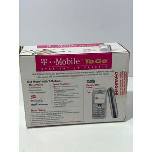 Nokia 6030 T-Mobile To Go Prepaid Silver Cell Phone Vintage Boxed Kit 2007